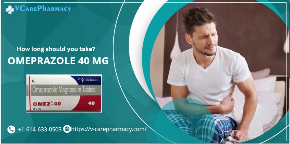How long should you take omeprazole 40 mg?